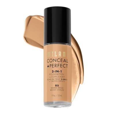 Milani Milani Conceal + Perfect 2-In-1 Foundation 05 Warm Beige, 30ml