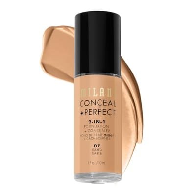 Milani Milani Conceal + Perfect 2-In-1 Foundation 07 Sand, 30ml
