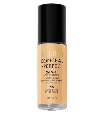 Milani Milani Conceal + Perfect 2-In-1 Foundation 14A1 Mocha, 30ml