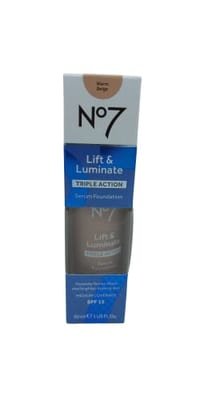 NO7 No7 L&l Triple Action Serum Foundation Warm Beige 510N