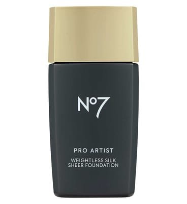 NO7 No7 Pro Artist Foundation Weightless Silk Sheer Foundation 30ml