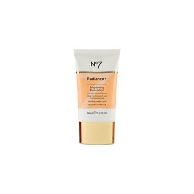 NO7 No7 Radiance+ Brightening Foundation Cream Latte 30ml