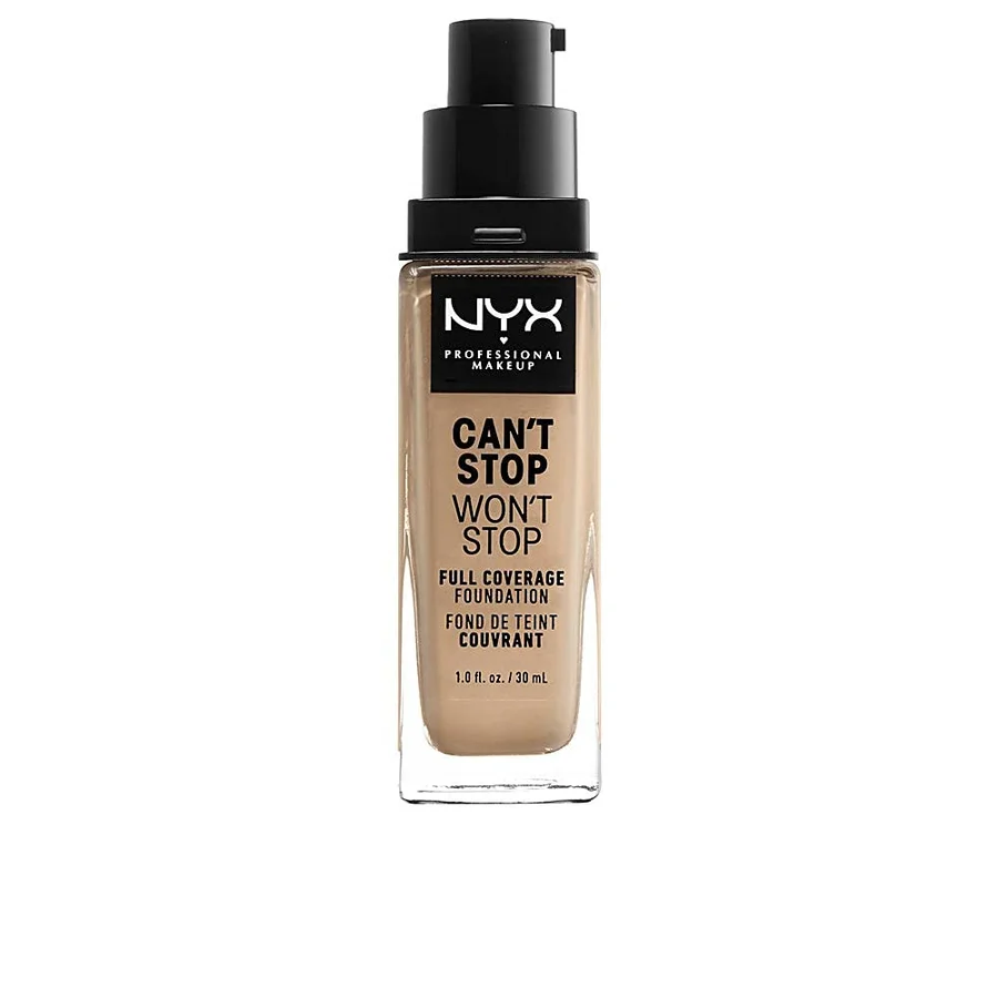 NYX PROFESSIONAL MAKEUP NYX PROFESSIONAL MAKEUP 24 Hour Full Coverage Lightweight Foundation - 07.5 Soft Beige