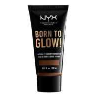 NYX NYX Professional Makeup Born To Glow Naturally Radiant Foundation – 20 Deep Rich