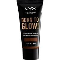 NYX NYX Professional Makeup Born To Glow Naturally Radiant Foundation – 22.7 Deep Walnut