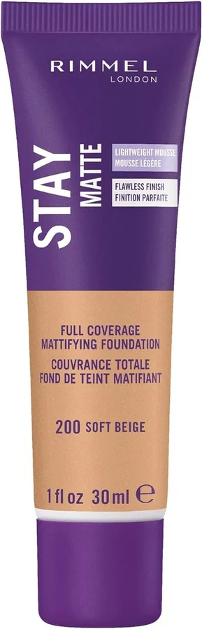 Rimmel Rimmel London Stay Matte Liquid Mousse Foundation - Soft Beige