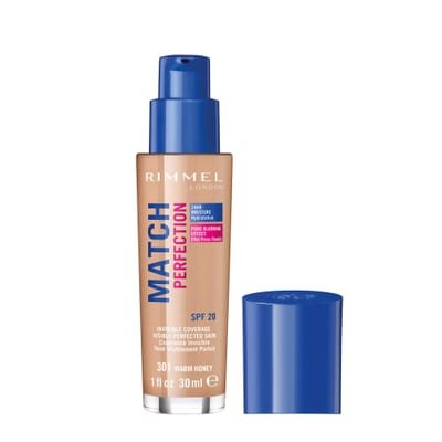 Rimmel Rimmel Match Perfection Foundation 301 Warm Honey - Beige
