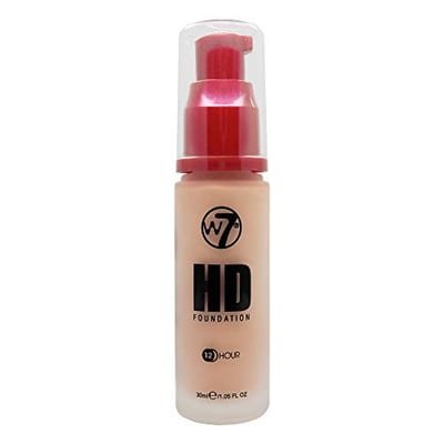 W7 W7 Hd Foundation Natural Beige, 30ml