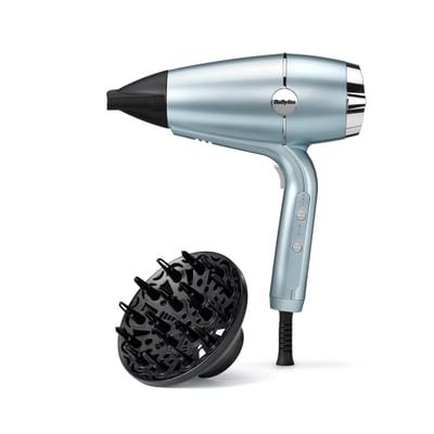 BaByliss BaByliss Hydro-Fusion Hair Dryer with Diffuser - Professional 2100W Ionic Blow Dryer for Frizz-Free Styling