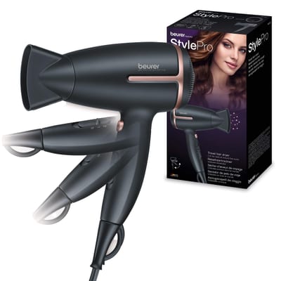 Beurer Beurer HC 25 travel hair dryer with ion function - Black