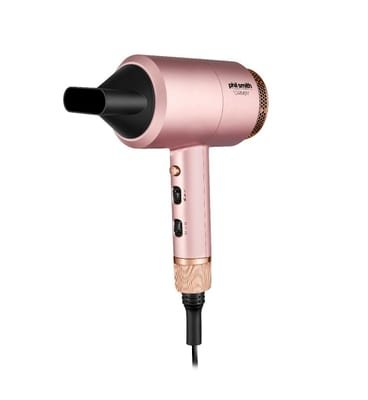 Carmen Carmen X Phil Smith Dc Ionic Pro Hair Dryer With Diffuser Pink And Rose Gold