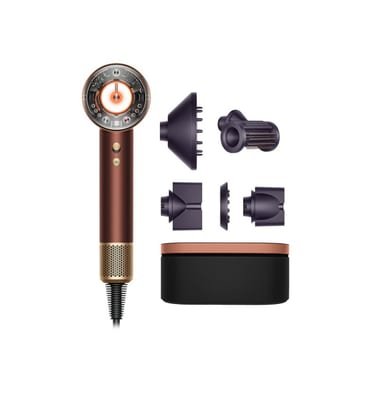 Dyson Dyson Supersonic Nural Hair Dryer Straight And Wavy Plum/copper