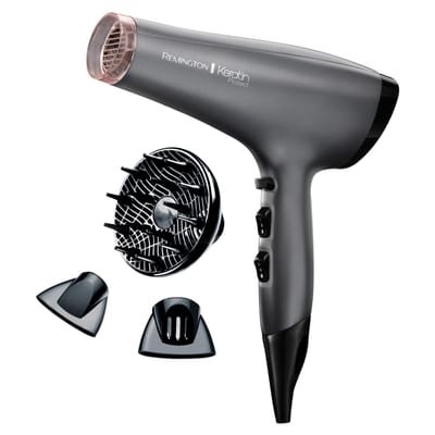 Remington Remington Keratin Protect Hair Dryer (Infused with Keratin and Almond Oil for Smooth - Grey