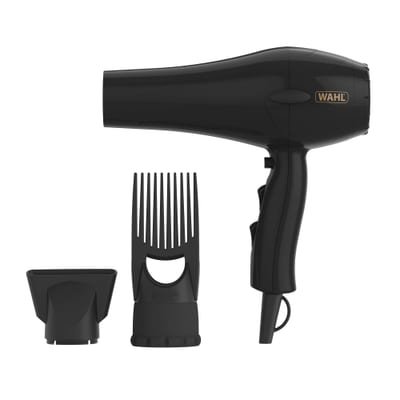 Wahl Wahl Hairdryer, PowerPik 2, Dryer for Women, Hair Dryer with Pik Attachment, Afro Hairdryer, Afro-Caribbean Hair, Three Heat Settings, Anti-frizz Drying, Black - Black