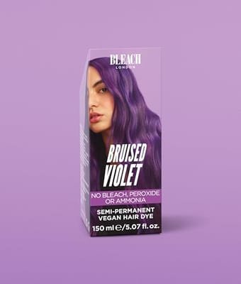 Bleach London Bleach London Bruised Violet Super Cool Colour Semi Permanent Hair 150ml