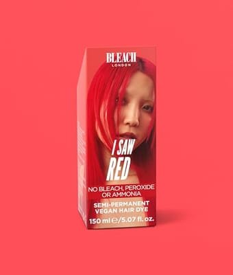 Bleach London Bleach London I Saw Red Super Cool Colour Semi Permanent Hair 150ml