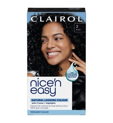 Clairol Clairol Nice'n Easy Crème Oil Infused Permanent Hair Dye 2 Black 177ml