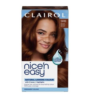 Clairol Clairol Nice'n Easy Crème Oil Infused Permanent Hair Dye 5Rb Medium Reddish Brown 177ml