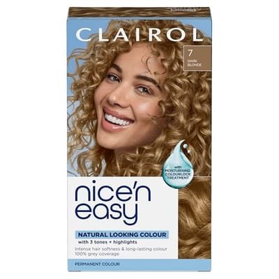 Clairol Clairol Nice'n Easy Crème Oil Infused Permanent Hair Dye 7 Dark Blonde 177ml