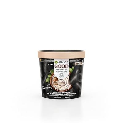 Garnier Garnier Good Permanent Hair Dye (Shade: 2.0 Truffle Soft Black) For Vibrant, Lasting Colour