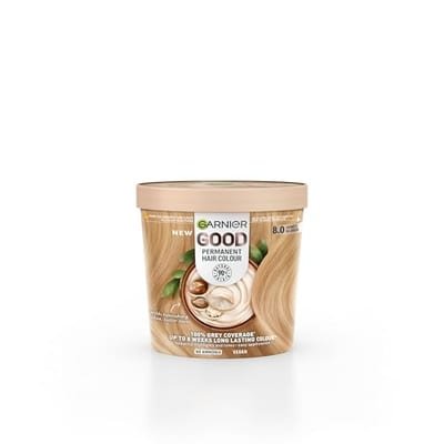Garnier Garnier Good Permanent Hair Dye (Shade: 8.0 Honey Blonde) For Vibrant, Long-Lasting Colour
