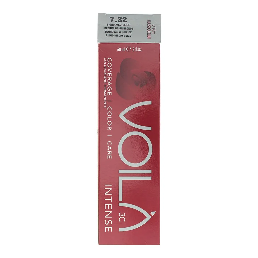 Intercosmo Voilà Intercosmo Voilà 3C Intense 7.32 Medium Beige Blonde Hair Colour 60ml