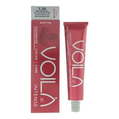 Intercosmo Voilà Intercosmo Voilà 3C Intense 7.35 Medium Golden Mahogany Blonde Hair Colour 60ml