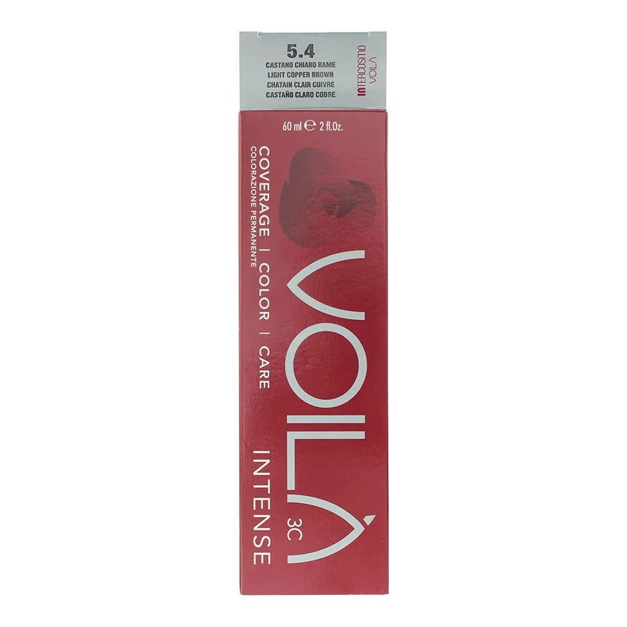 Intercosmo Intercosmo Voila Intense Hair Color 60ml – 5.4 Light Copper Brown