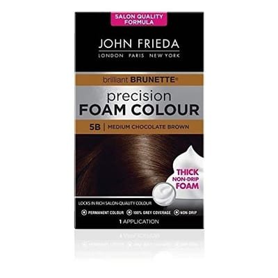 John Frieda John Frieda Precision Foam Colour 5B Medium Chocolate Brown Permanent Hair Dye 130ml