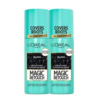Loreal L'Oreal L’oreal Paris Magic Retouch Black Root Touch Up, Temporary Instant Concealer Spray X2