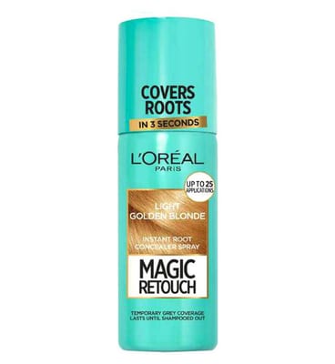 Loreal L'Oreal L’oreal Paris Magic Retouch Light Golden Blonde Root Touch Up, Temporary Instant Concealer Spray Easy Application, 75ml