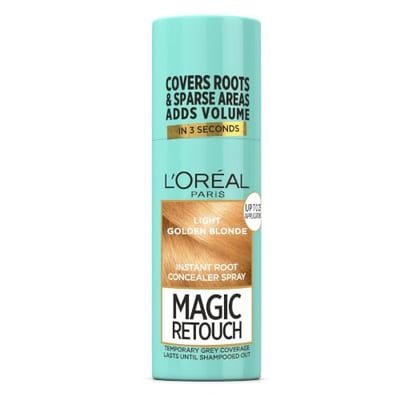 Loreal L'Oreal L’oreal Paris Magic Retouch Light Golden Blonde Root Touch Up, Temporary Instant Concealer Spray Easy Application, 75ml