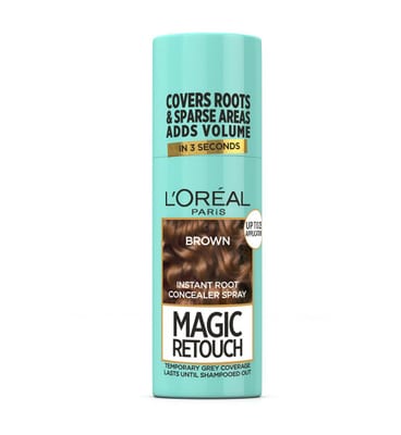Loreal L'Oreal Paris Magic Retouch Brown Temporary Root Touch Up Spray Instant & Sparse Area Coverage Transfer-Proof