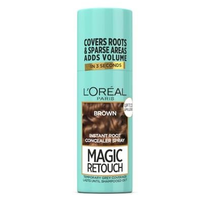 Loreal L'Oreal Paris Magic Retouch Brown Temporary Root Touch Up Spray Instant & Sparse Area Coverage Transfer-Proof