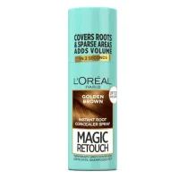 Loreal L'Oreal Paris Magic Retouch Golden Brown Temporary Root Touch Up Spray Instant & Sparse Area Coverage Transfer-Proof, 75ml