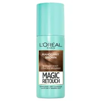 Loreal L'Oreal Paris Magic Retouch Mahogany Brown Temporary Root Touch Up Spray Instant & Sparse Area Coverage Transfer-Proof, 75ml