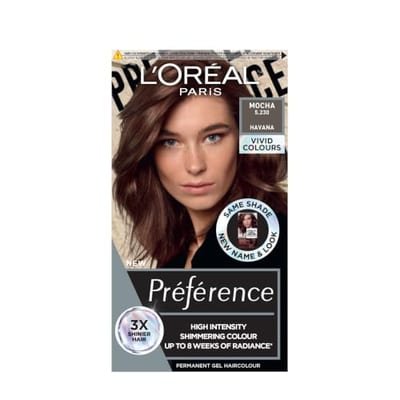 Loreal L'Oreal Paris Preference Vivids Permanent Hair Dye, Intense Luminous Colour, Mocha 5.23