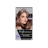 Loreal L'Oreal Preference 7.1 Ash Blonde Long-Lasting Luminous Permanent Hair Colour For Radiant Results