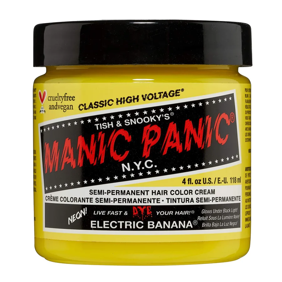 Manic Panic Manic Panic High Voltage Classic Semi-Permanent Hair Colour 118ml – Electric Banana