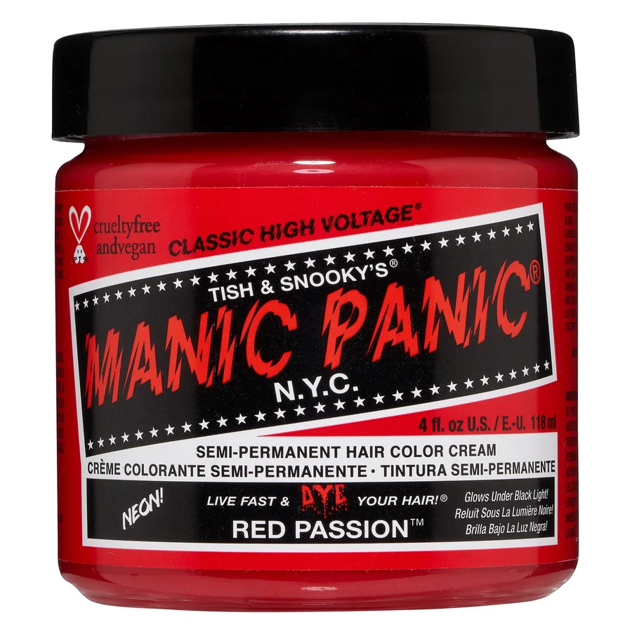 Manic Panic Manic Panic High Voltage Classic Semi-Permanent Hair Colour 118ml – Red Passion