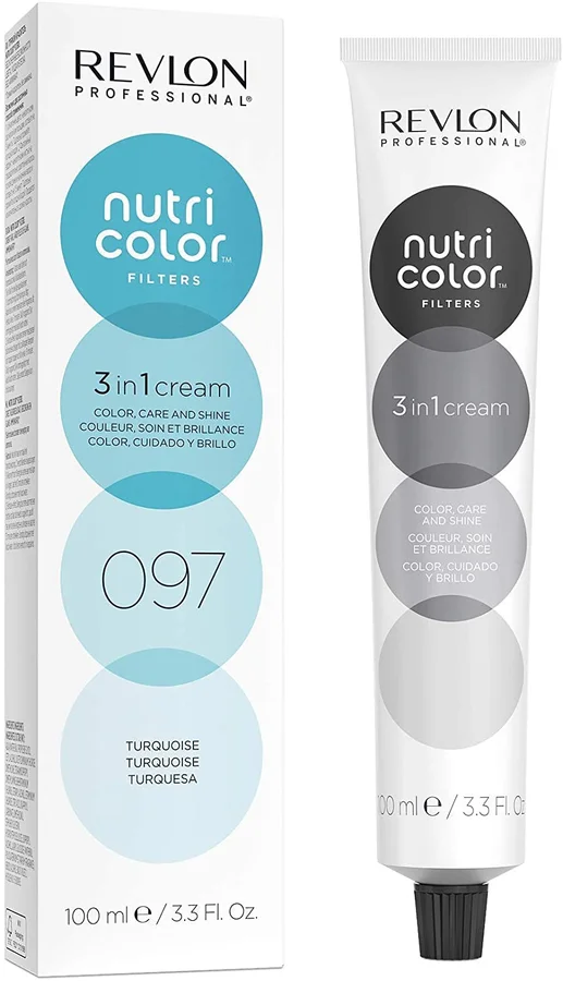 Revlon Revlon Nutri Color Filters 3 in 1 Cream Hair Colourant 100ml – 097 Turquoise