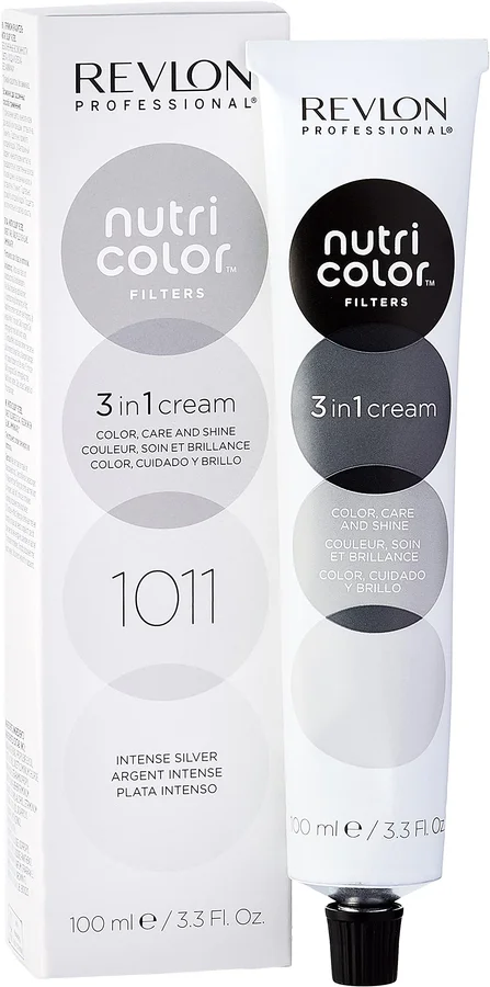 Revlon Revlon Nutri Color Filters 3 in 1 Cream Hair Colourant 100ml – 1011 Silver