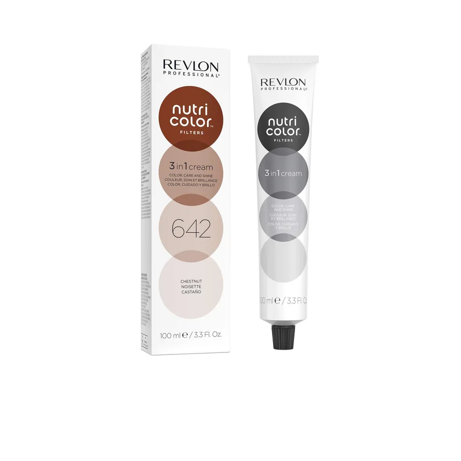 Revlon Revlon Nutri Color Filters 3 in 1 Cream Hair Colourant 100ml – 642 Chestnut