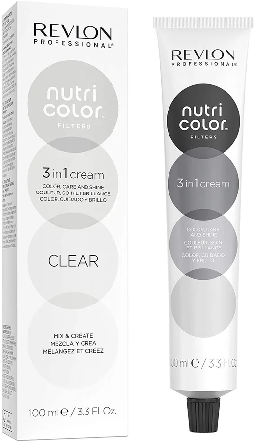 Revlon Revlon Nutri Color Filters 3 in 1 Cream Hair Colourant 100ml – Clear