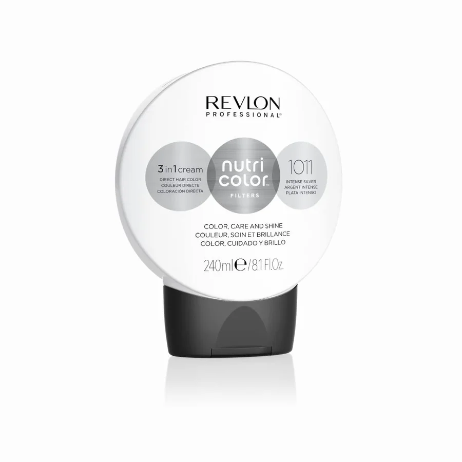 Revlon Revlon Nutri Color Filters 3 in 1 Cream Hair Colourant 240ml – 1011 Intense Silver