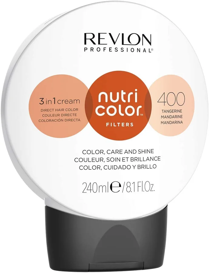 Revlon Revlon Nutri Color Filters 3 in 1 Cream Hair Colourant 240ml – 400 Tangerine