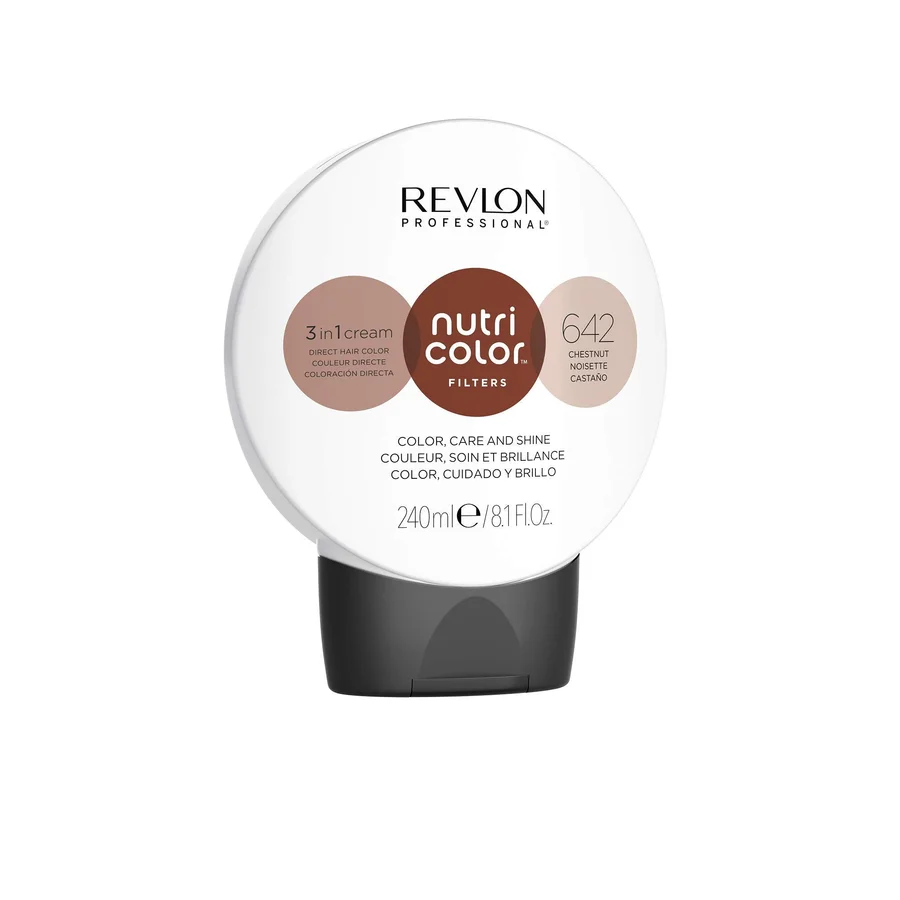 Revlon Revlon Nutri Color Filters 3 in 1 Cream Hair Colourant 240ml – 642 Chestnut