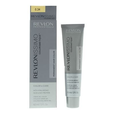 Revlon Revlon Revlonissimo Colorsmetique 6.34 Dark Coppery Gold Blonde Hair Colour 60ml