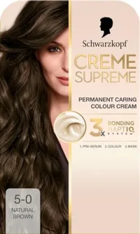 Schwarzkopf Schwarzkopf Creme Supreme 5-0 Natural Brown Permanent Hair Dye