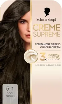 Schwarzkopf Schwarzkopf Creme Supreme 5-1 Cool Brown Permanent Hair Dye